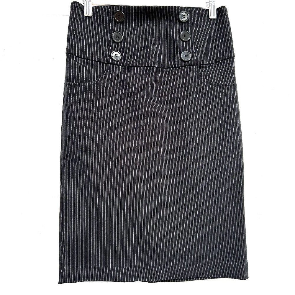 ZINC Pinstripe Pencil Skirt